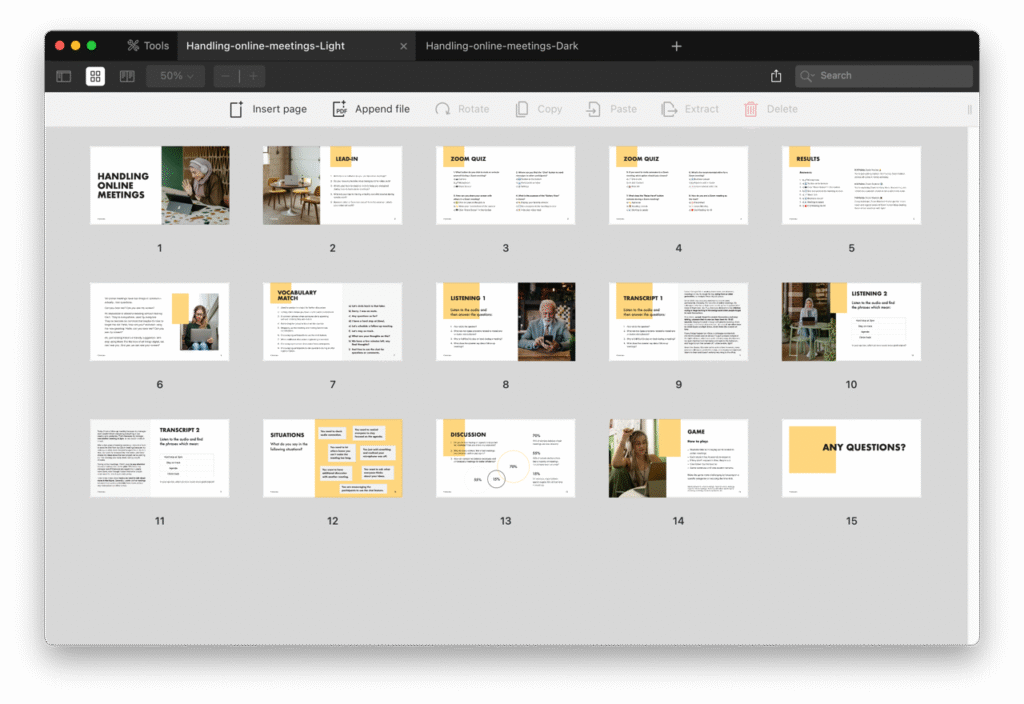 Handling online meetings Image1