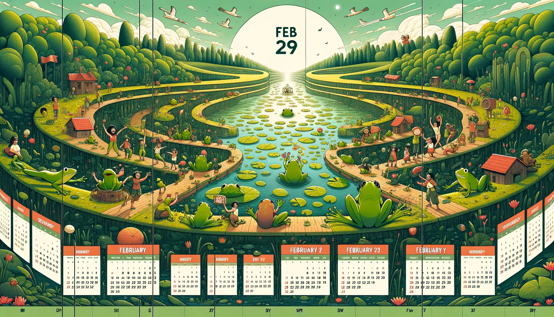 Leap Year 2025 Calendar