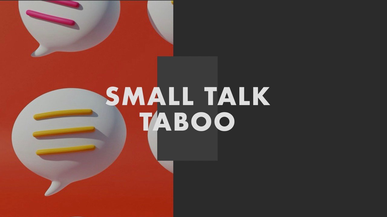 small talk taboo esl activity