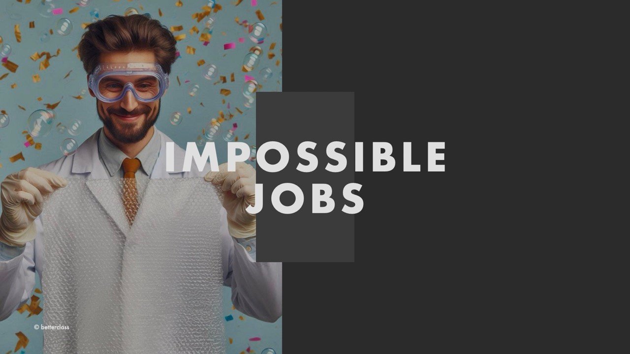 impossible jobs esl activity