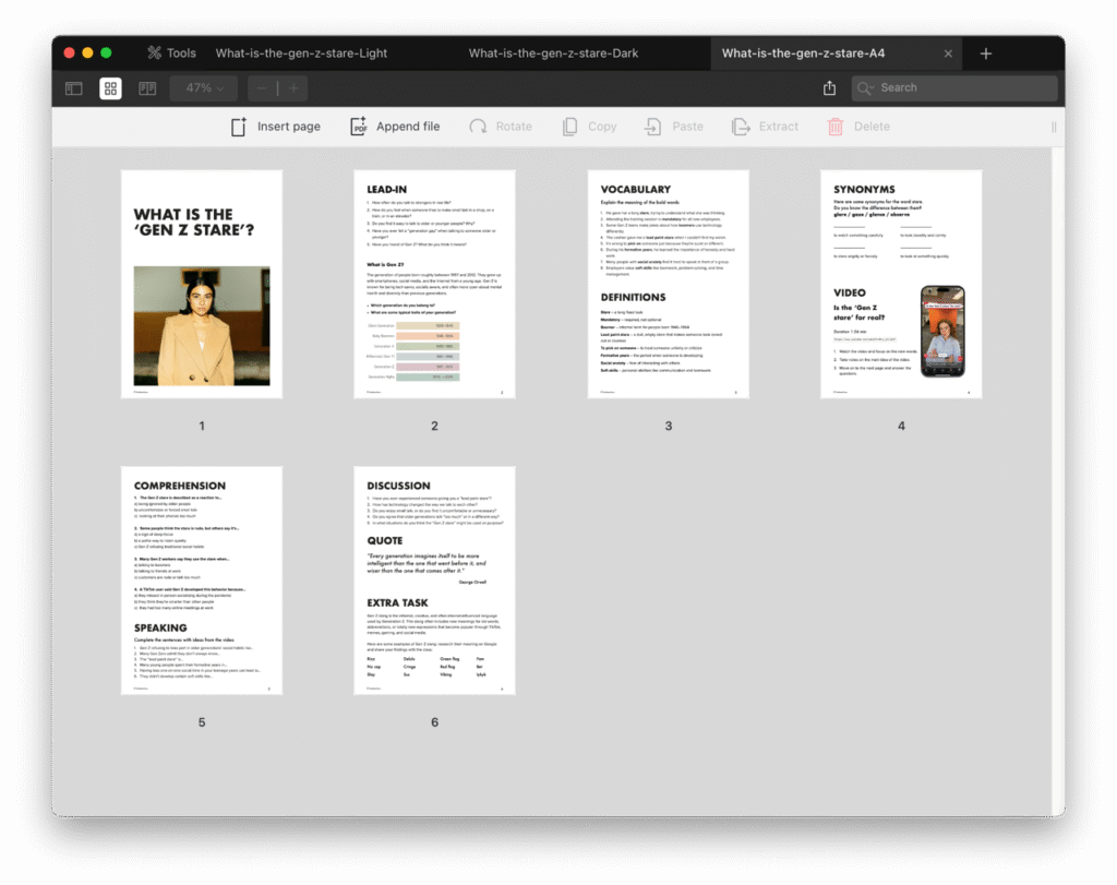 What is the gen z stare Image3