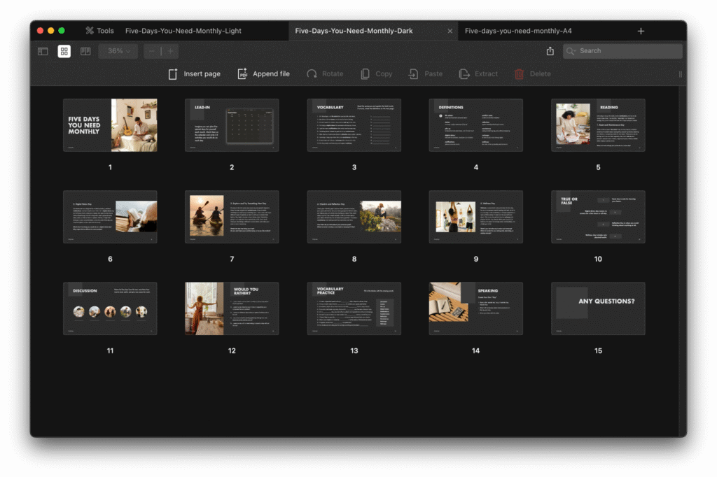 Five Days You Need Monthly Image2