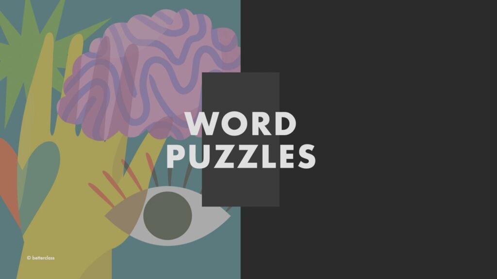 Word puzzles ESL Activity
