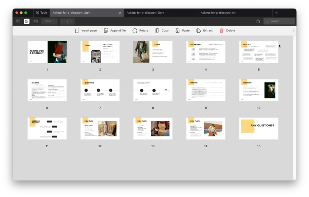 Asking for a discount lesson preview1