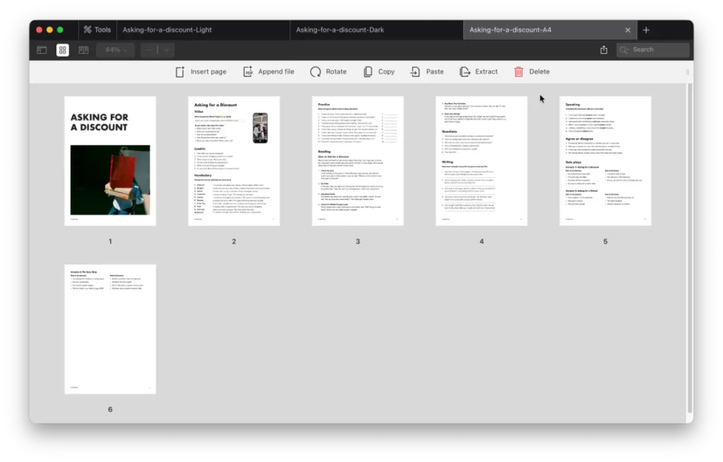 Asking for a discount lesson preview3
