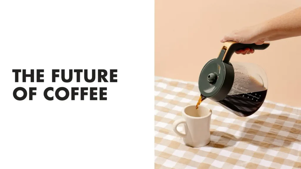 An ESL video-based lesson cover titled “The Future of Coffee” from betterclass, created for B2 (Upper-Intermediate) learners. The image shows freshly brewed coffee being poured into a white mug on a checkered tablecloth, representing innovation, sustainability, and changing coffee culture. This lesson uses a high-quality video and stunning visuals to engage students in discussions about global coffee trends, technology in agriculture, and environmental impact — while building advanced English vocabulary and speaking skills.