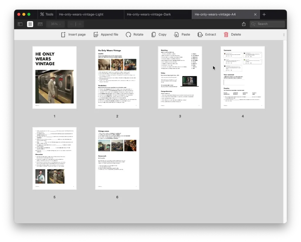 He only wears vintage preview3