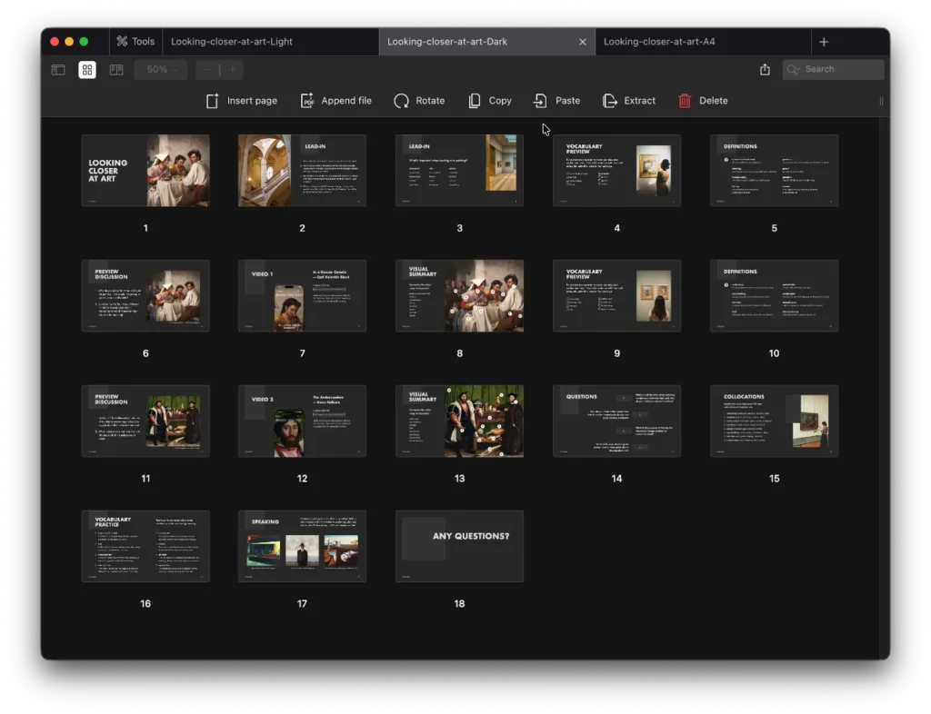 Looking closer at art Preview 2