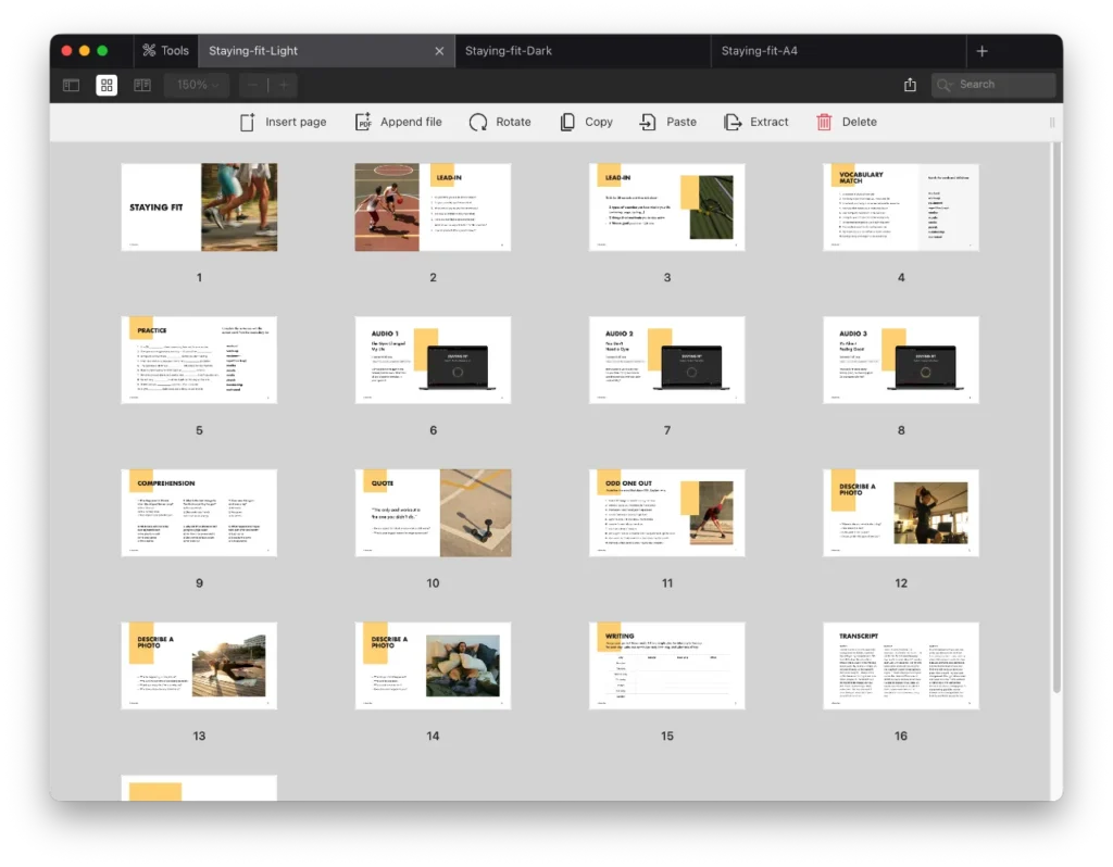 Staying fit lesson preview 1