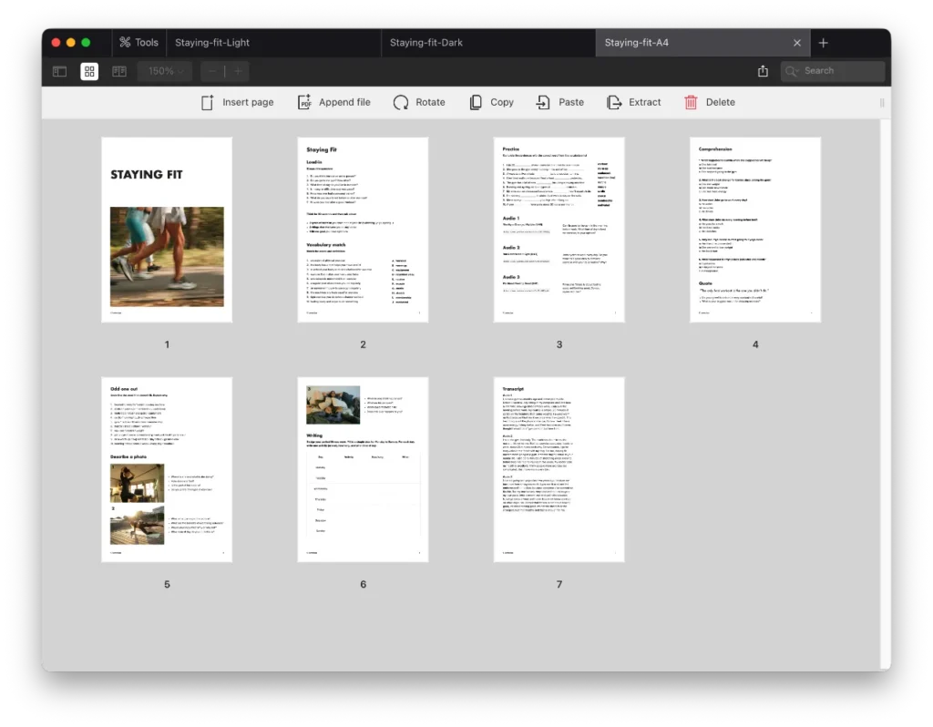 Staying fit lesson preview 3