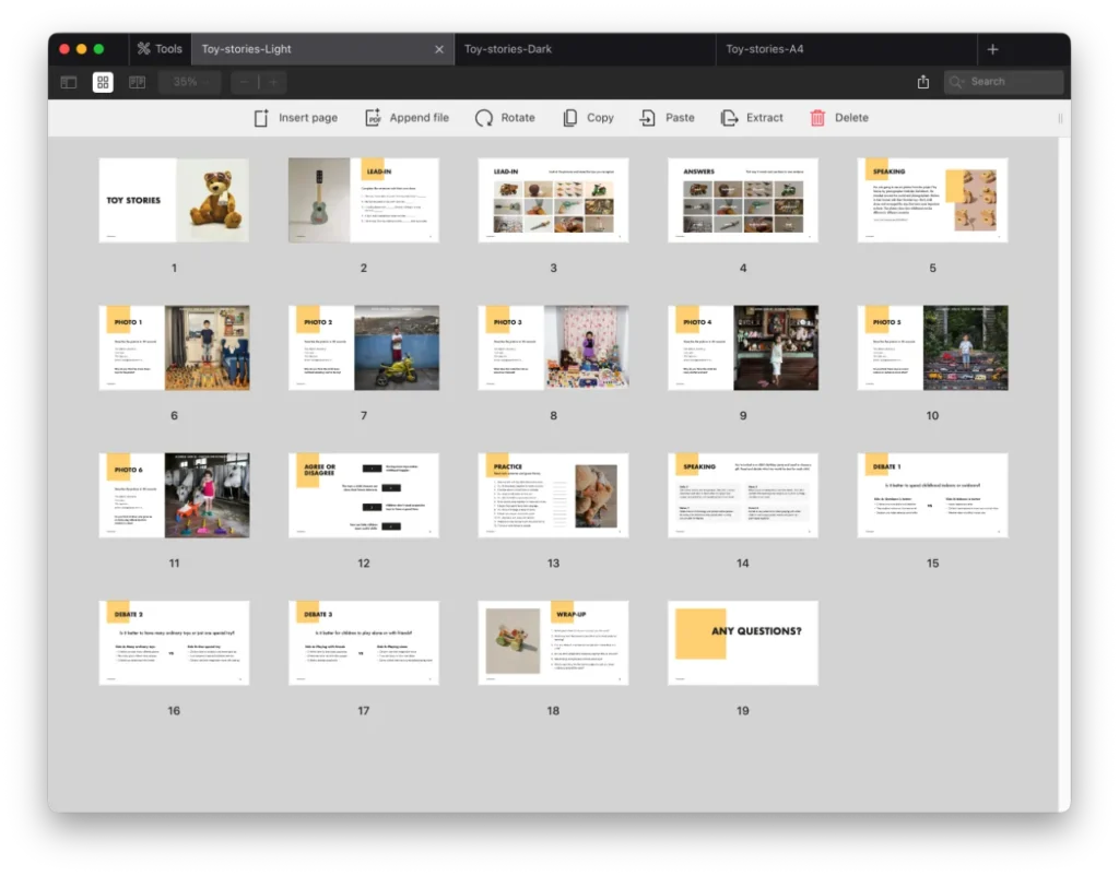 Toy stories lesson preview 1