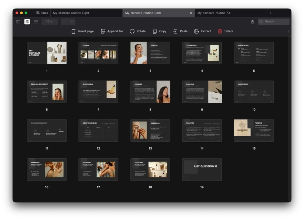 My Skincare Routine My skincare routine Lesson preview 2