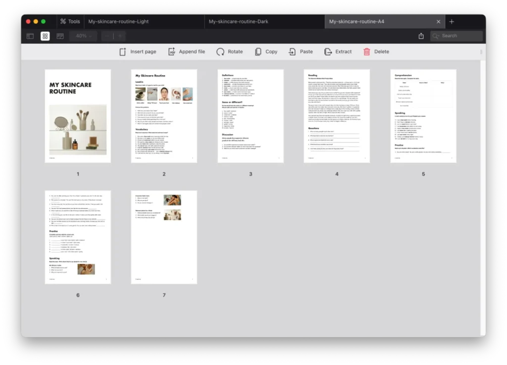 My Skincare Routine My skincare routine Lesson preview 3