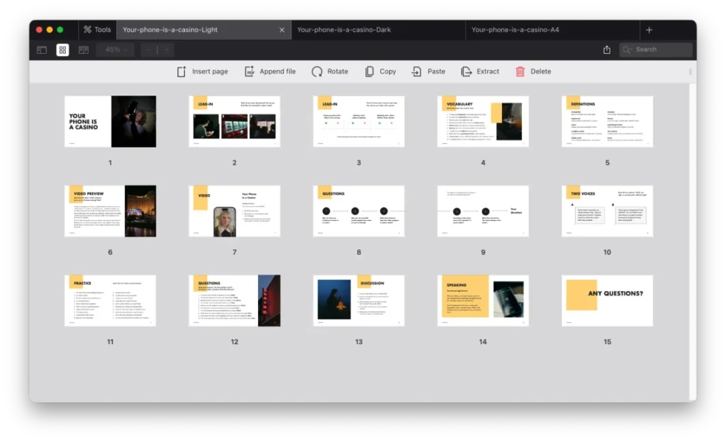 Your phone is a casino Lesson preview 1
