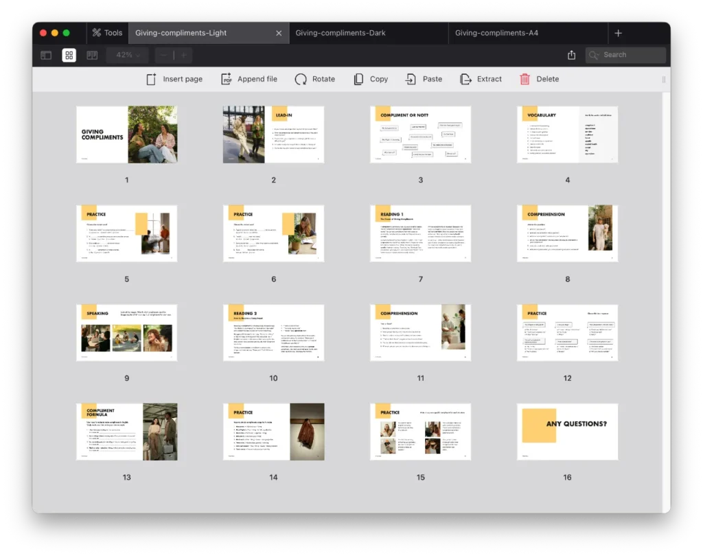 Giving Compliments Giving Comliments Lesson preview 1