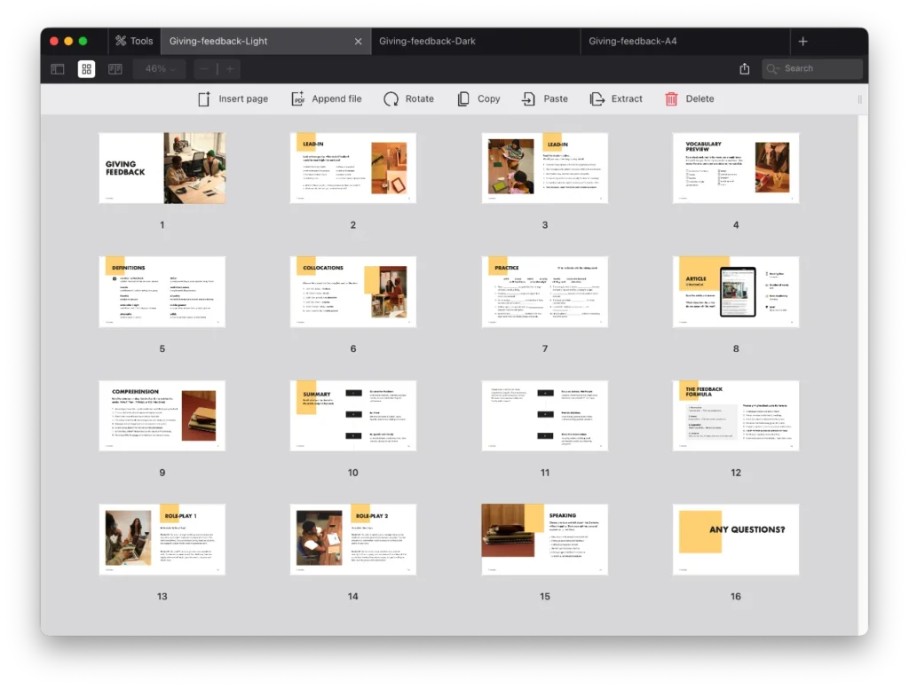 Giving feedback Lesson preview 1