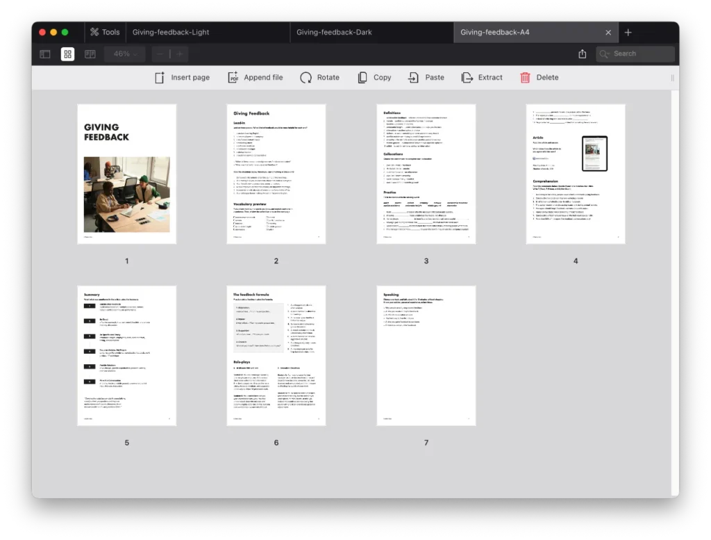 Giving feedback Lesson preview 3
