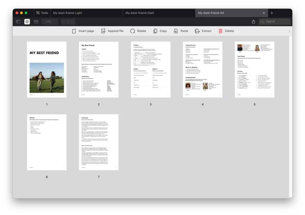 My best friend Lesson preview 3